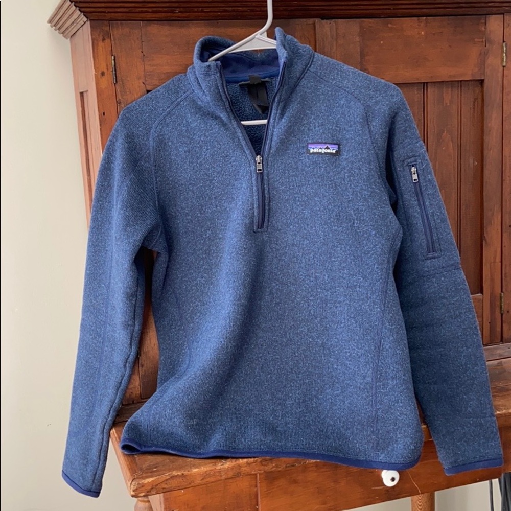 Patagonia Better Sweater Fleece 1/4 Zip Small Navy